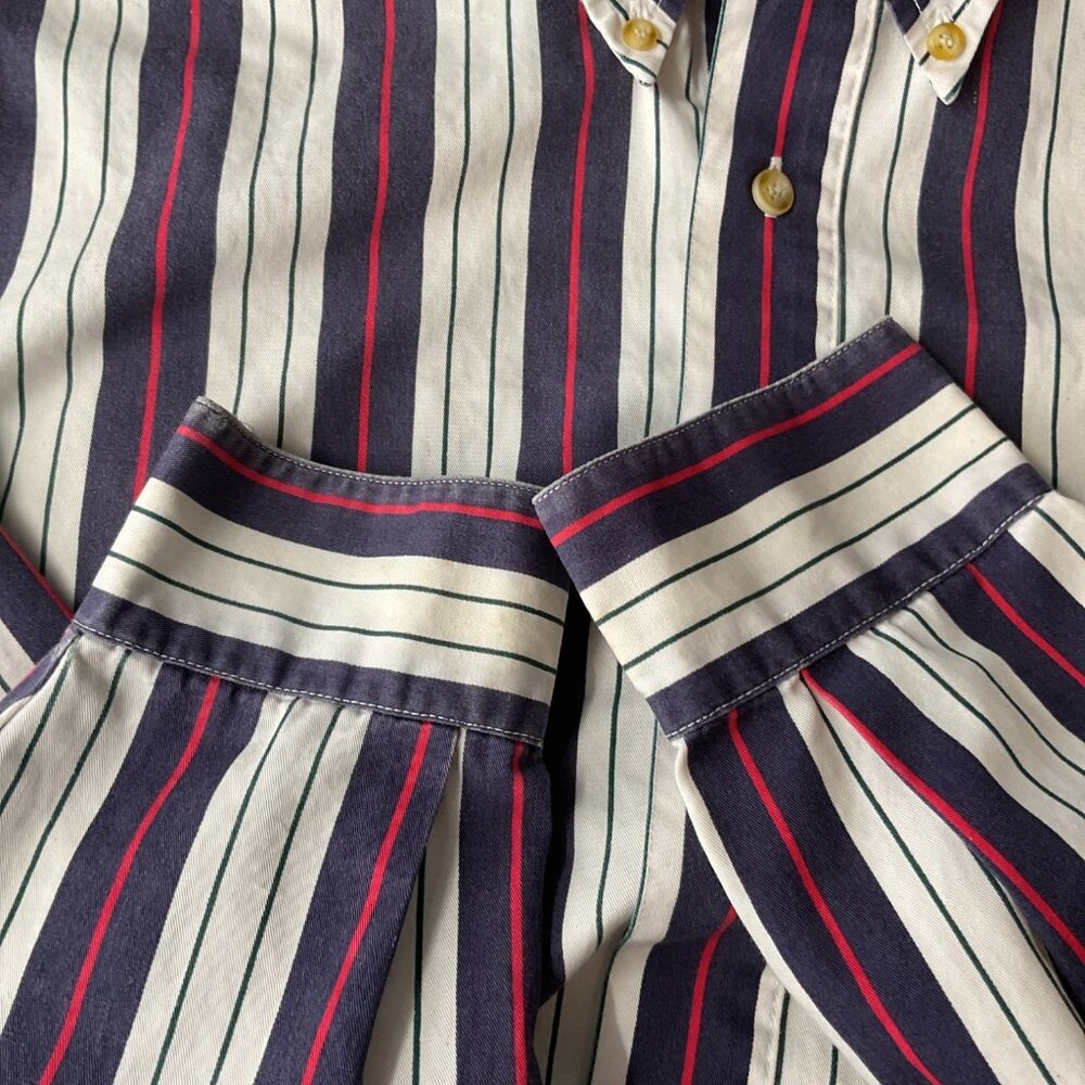 Bugle Boy Classics Vertical Striped Button Down S… - image 6